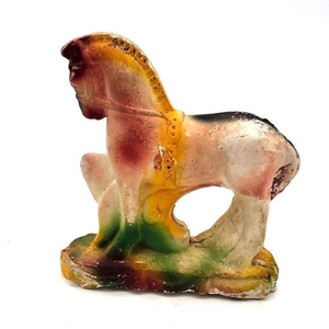 Vintage Carnival Chalkware Horse Figurine Painted‎ Pony Statue